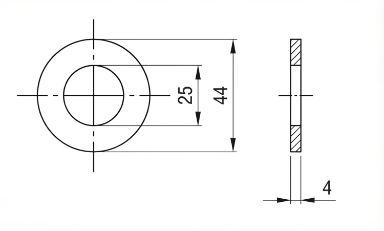 Podložka M24 DIN 125 A2 140 HV 25 - 100 kusů 000-166 (2)