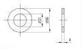 Podložka M30 DIN 125 A2 140 HV 28 - 50 kusů 000-168 (2)