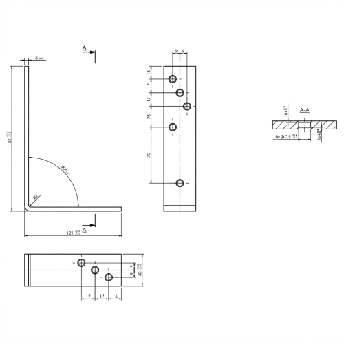 Úhelník nosníku KB-3 120x80x35x4 000-121 (2)