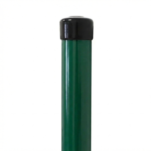 Plotový sloupek Fi 42,4x1,2, délka 2,3 m, zelený RAL 6005
