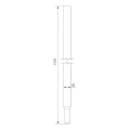 Skládací uzemnění - kónický zámek Morse; fi 16x1500 mm /OG/ PV-23-01 (3)