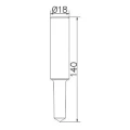 Ruční beranidlo pro uzemnění (žárově pozinkované) 18x140mm PV-24-02 (2)
