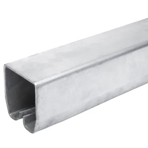 Kolejnice pro závěsné brány 50x46x2,0 mm, délka 2,9 m, pozinkovaná