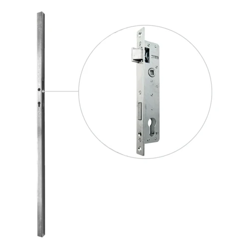 Sloupek 40x40x1,5x1500 mm s kazetou a zámkem 90/20 000-251 (2)