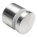 Bodový držák skla fi 50/30/M10x45, sklo 8-21,52 mm, AISI 304, plochý systém, satén 000-262 (1)