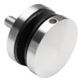 Bodový držák skla fi 50/8/M10x50, sklo 8-17,52 mm, AISI 304, plochý systém, satén 000-266 (1)