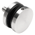 Bodový držák skla fi 50/8/M10x50, sklo 8-17,52 mm, AISI 304, plochý systém, satén 000-266 (1)