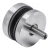 Bodový držák skla fi 50/8/M10x50, sklo 8-17,52 mm, AISI 304, plochý systém, satén 000-266 (2)