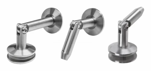 Systém skleněných přístřešků M12, 3-dílný, pro táhlo fi 12mm, sklo 8-17,52mm (aisi304, univerzální, satén) (10) 000-285 (2)