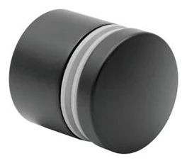 Bodový držák skla fi 50 černý – AISI 304. sklo 8–21,52 mm