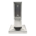 Svislý držák skla spigot 50x50/100x100 mm sklo 12-17,52 mm AISI 304 satén 000-291 (2)