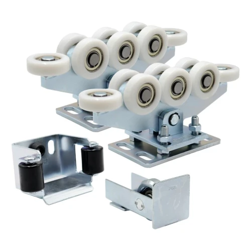 Sada vozíků 80 (8-rolkové. nylonové rolky) KIT pro posuvné brány s příslušenstvím 000-305 (1)