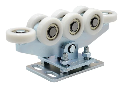 Sada vozíků 80 (8-rolkové. nylonové rolky) KIT pro posuvné brány s příslušenstvím 000-305 (2)