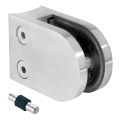 Držák skla 50x40x26 mm s pinem, sklo 6-10,76 mm, AISI 304, systém 42,4, lesk 000-264 (1)