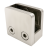 Držák skla 45x45x26 mm s konzolou pin sklo 6–10,76 mm AISI 304 plochý systém satén 000-268 (1)