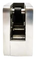 Držák skla 45x45x26 mm s konzolou pin sklo 6–10,76 mm AISI 304 plochý systém satén 000-268 (2)