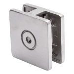Držák skla 8-10 mm 60x60x28 mm AISI 304. plochý systém, satén