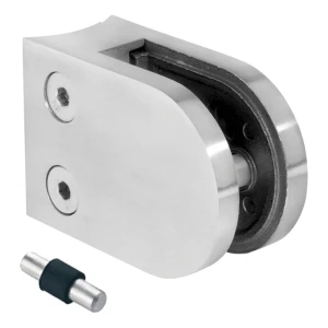 Držák skla 6-10,76 mm 50x40x26 mm s pinem AISI 304 systém 48,3 mm satén