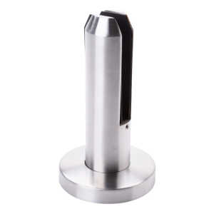 Svislý držák skla 12-17,52 mm spigot fi 48 mm H=182 mm AISI 304 satén