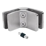 Držák skla 6-12,76 mm 90° čtvercový 72x45x30 mm pin AISI 304 satén