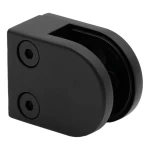 Držák skla 6-10,76 mm 50x40x26 mm pin zamak lakovaný systém plochý černý