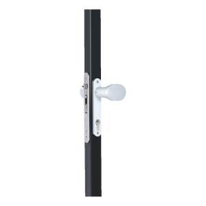 Locinox – klamka aluminiowa do furtki, srebrna, funkcja stała/obrotowa