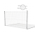 3D plotové panely 1230x2500 mm drát 4 mm 51 drátů grafit RAL 7016 (50 ks) 000-486 (1)