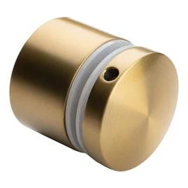 Bodový držák skla 8-21,52 mm fi 50/30/M10x40 AISI 304 plochý systém zlatý
