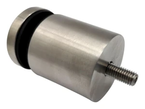 Bodový držák skla 8-17,52mm fi 50/50/M10x90 AISI304 plochý systém saténová úprava