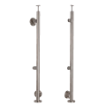 Koncový sloupek levý fi 42,4x1230mm AISI304 boční uchycení satén 000-525 (1)