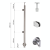Koncový sloupek levý fi 42,4x1230mm AISI304 boční uchycení satén 000-525 (2)