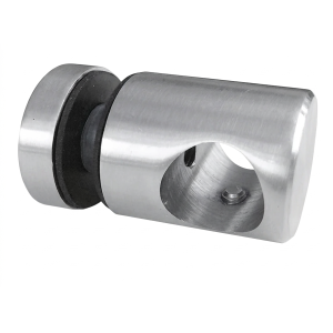 Průchozí a bodové upínání fi 16mm fi 25/30/M6x15 sklo 6-11,52mm AISI304 satén