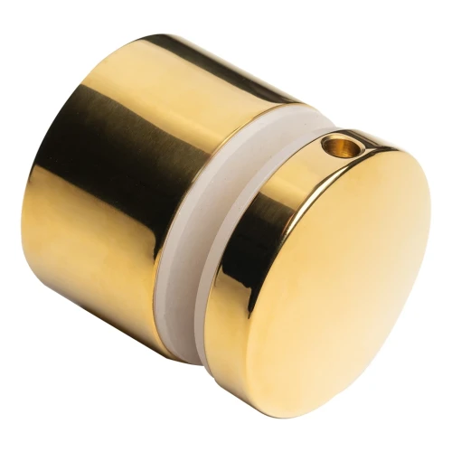 Bodový držák pro sklo 10,38-17,52mm fi 50/30/m10x40 AISI304 systém plochý zlatý 000-565 (1)