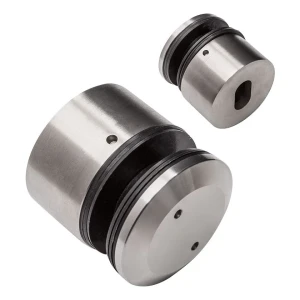 Bodový držák skla 8-16,76mm Ø 48/26/M10x38 AISI304 na klíč systém plochý satén