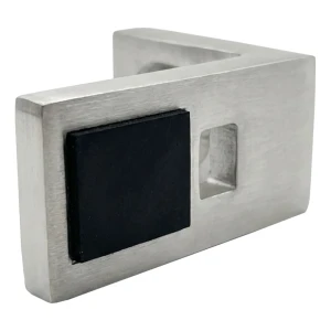 Držák na sklo 40x35x20 mm AISI304 plochý systém satén