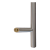Jednosměrná dveřní klika kulatá ø32 × 1200 mm – nerezová ocel AISI 304, satén, montáž 45° 000-719 (2)