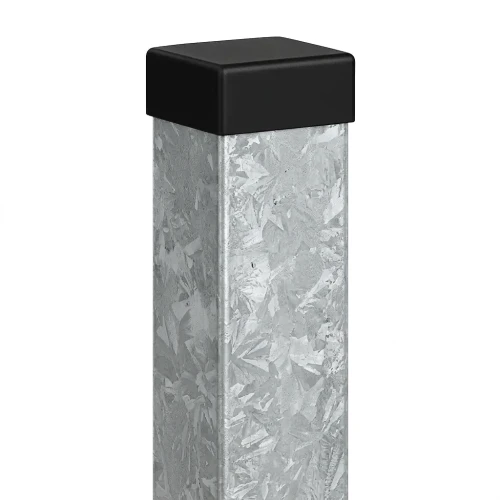 Plotový sloupek 80x80x2 mm, délka 2,4 mb, pozink 000-489 (1)