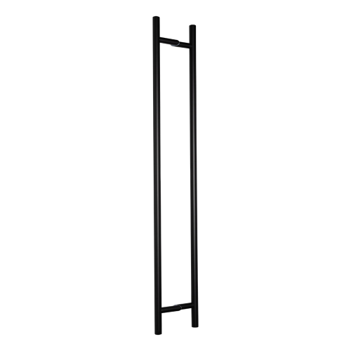 PINOX oboustranná dveřní klika kulatá černá fi 32 x 1400 mm AISI 304 000-747 (1)