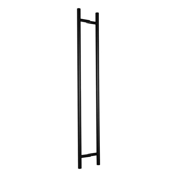 PINOX oboustranná dveřní klika kulatá černá fi 32 x 1400 mm AISI 304 000-747 (1)
