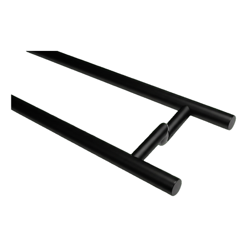 PINOX oboustranná dveřní klika kulatá černá fi 32 x 1400 mm AISI 304 000-747 (2)