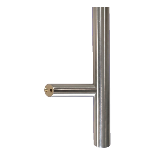 Madlo-táhlo dveřní jednostranné kulaté 45° ocel AISI 304 satén 32×1000 mm 000-752 (2)