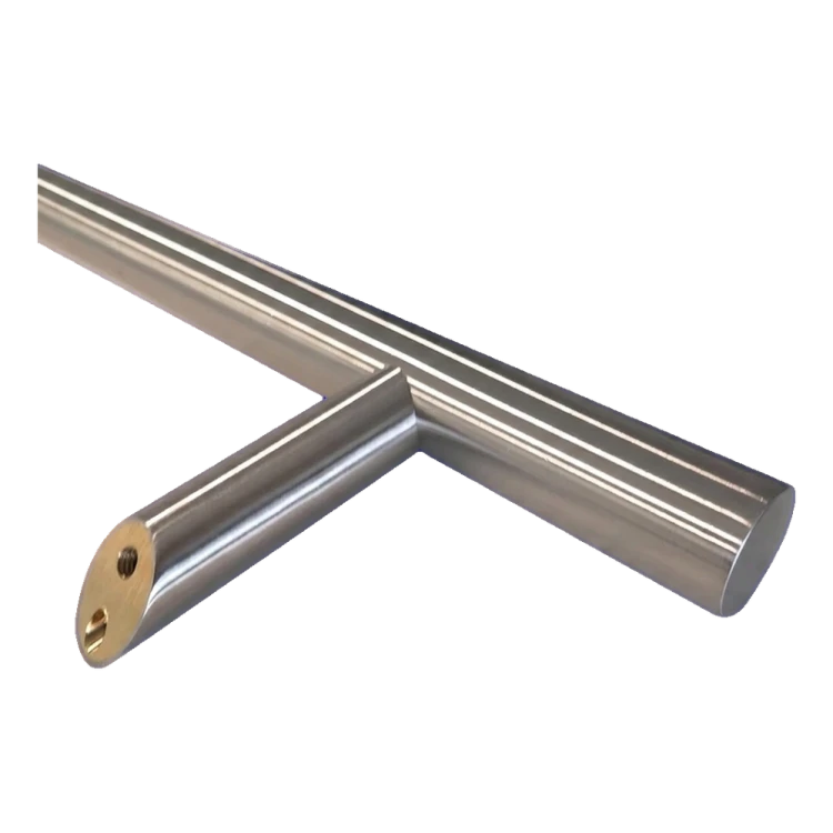 Madlo-táhlo dveřní jednostranné kulaté 45° ocel AISI 304 satén 32×1000 mm 000-752 (3)
