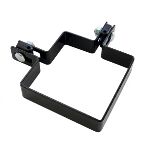 Rohová objímka pro plotové panely 100x100 mm černá