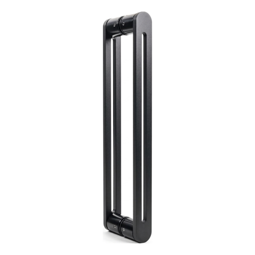 PSG madlo dveřní oboustranné obdélníkové 90° ocelové černé 40×450 mm 000-768 (1)