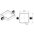 Přechodová objímka na plotové panely 100x100 mm pozinkovaná 000-777 (4)