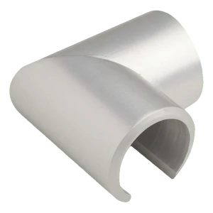 Kozza – spojka zábradlí koleno 90° pro madlo z hliníku ø 40 mm na sklo 12–21,52 mm