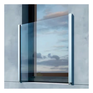 Kozza KB5000 – kompletní francouzský hliníkový balkon H1100 mm, sklo 16–17,52 mm, matná anoda