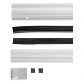 Kozza KB5000 – kompletní francouzský hliníkový balkon H1100 mm, sklo 16–17,52 mm, matná anoda 000-851 (6)