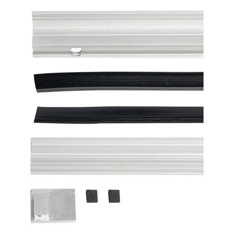 Kozza KB5000 – kompletní francouzský hliníkový balkon H1100 mm, sklo 16–17,52 mm, matná anoda 000-851 (6)