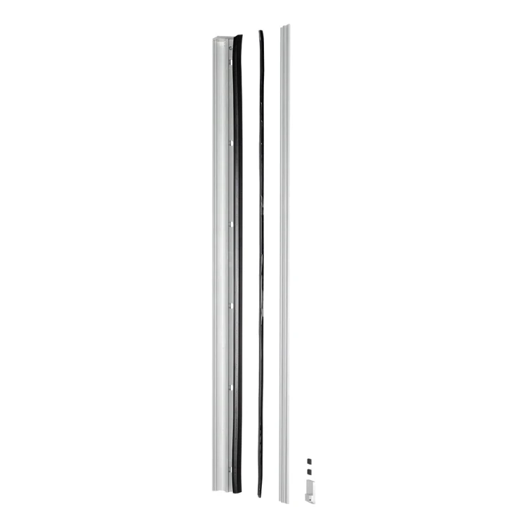 Kozza KB5000 – kompletní francouzský balkon hliníkový H1100 mm, plochý systém, matná anoda 000-850 (3)